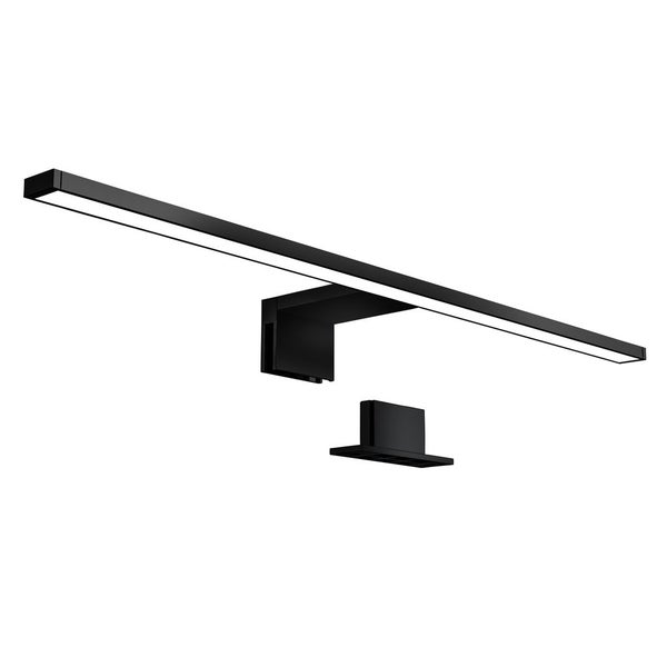 Spiegelleuchte - 8W, 780lm, LED, 2 in 1 Montage, 60cm, neutralweiß, schwarz