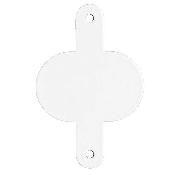 BW® Clip für Kraftstoffkenneichnung für Kraftstoffkanister Metall Benzinkanister 1 Stk. Neutral - Made in Europe