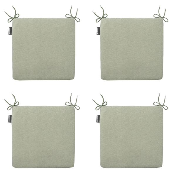 Sitzkissen Panama Salbei - Ca. 40x40 cm - 4er-Set