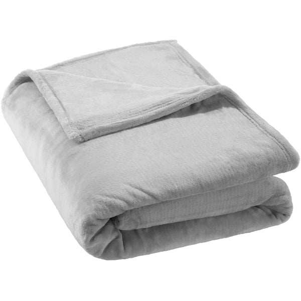 Kuscheldecke tectake  inklusive Tragetasche 220 x 240 cm grau