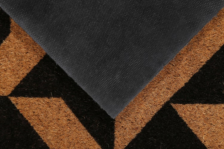 Fußmatte aus Kokosfaser Natur Schwarz Mainstage WECONhome 40x60 cm
