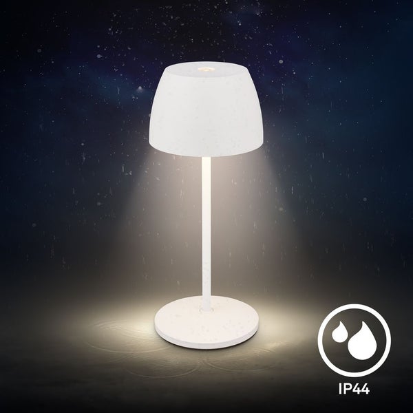 Mini LED Tischleuchte kabellos IP44 Akku Tischlampe Aussen/Innen Ladestation