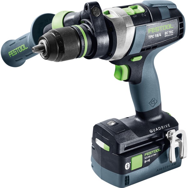 Festool Akku-Schlagbohrschrauber QUADRIVE TPC 18/4 I-Basic-5,0 / 1x 5,0 Ah Akku im Systainer - 577053