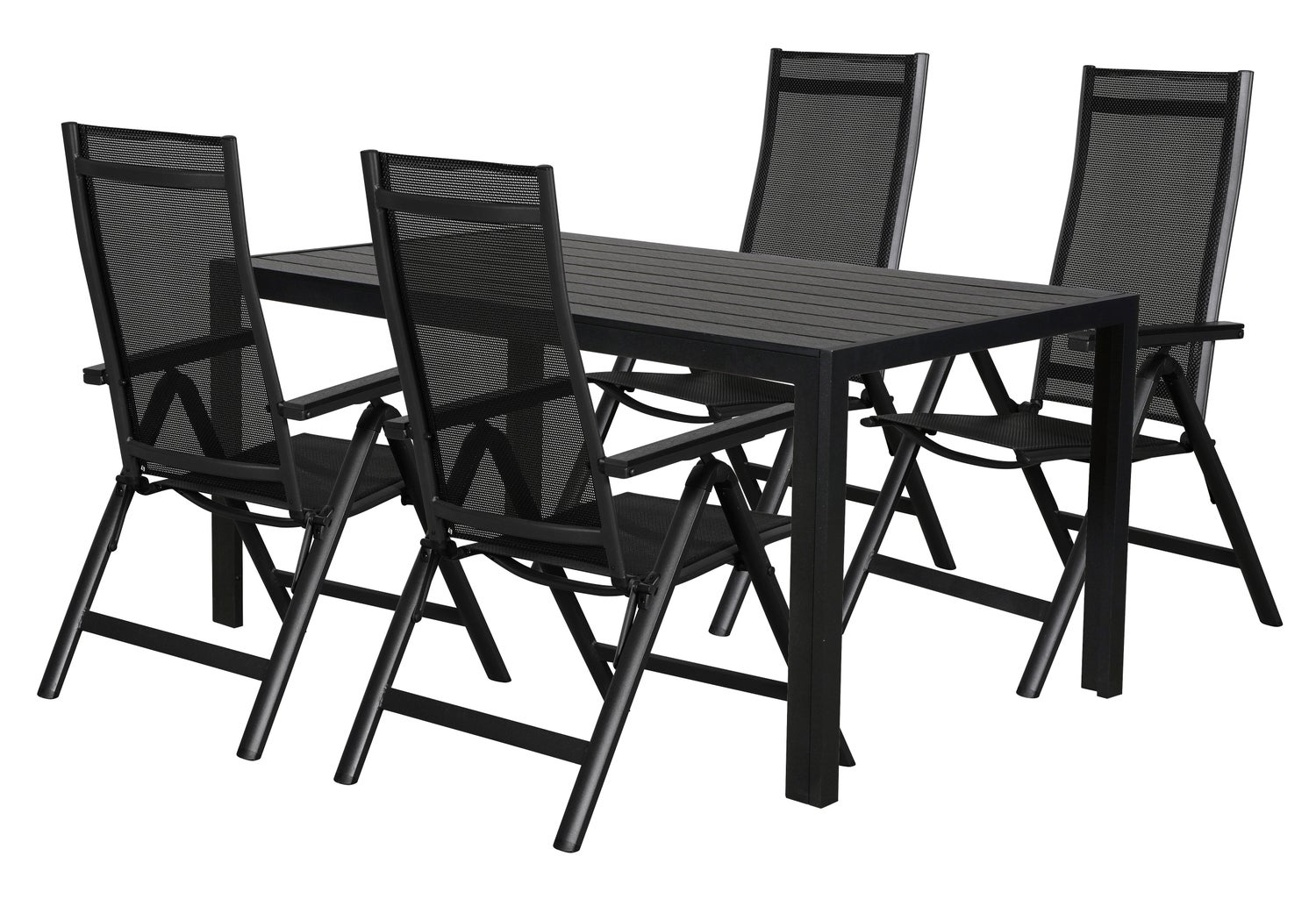 Cult Gartenmöbel Set 1 Tisch und 4 Stühle.