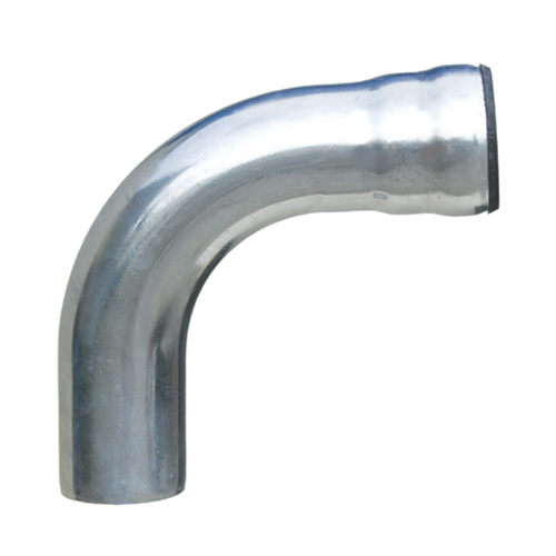 Bogen 90 Grad aus verzinktem Stahl.