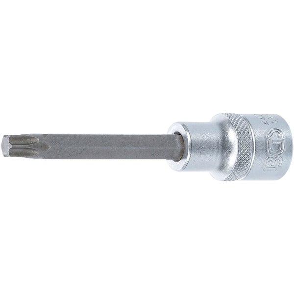BGS Bit-Einsatz Länge 100 mm Antrieb Innenvierkant 12,5 mm (1/2) T-Profil (für Torx) T45 - 4473