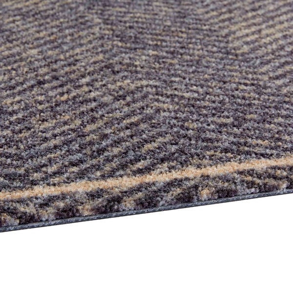 Detailansicht eines gemusterten Teppichs