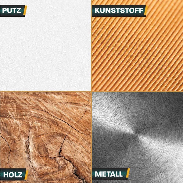 Hinrichs Panzertape Schwarz - 4 Rollen,  für Innen und außen - 50m x 50mm - Gratis Cuttermesser