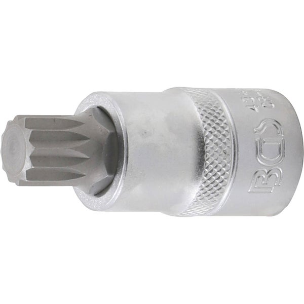 BGS Bit-Einsatz Antrieb Innenvierkant 12,5 mm (1/2) Innenvielzahn (für XZN) M14 - 4344