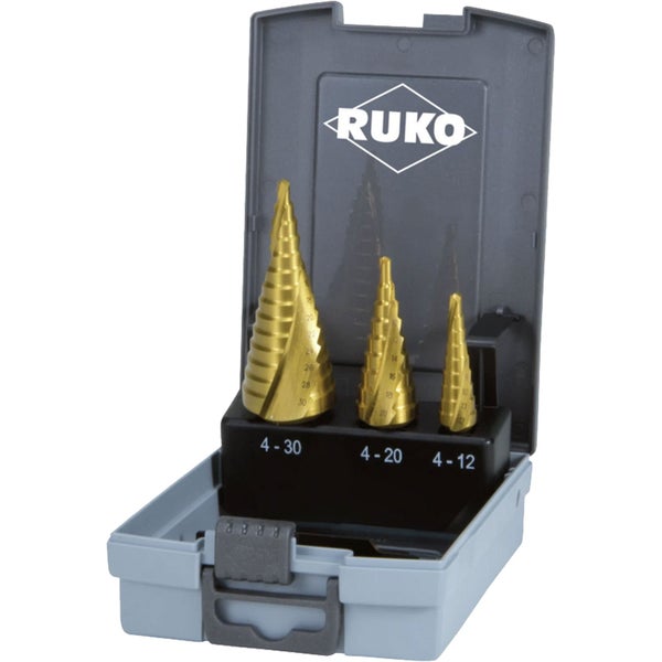 Ruko Stufenbohrer Set im Koffer