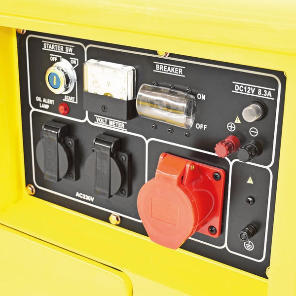 BAMATO BGE-5000D Dieselmotor Stromerzeuger für Camping und Baustelle