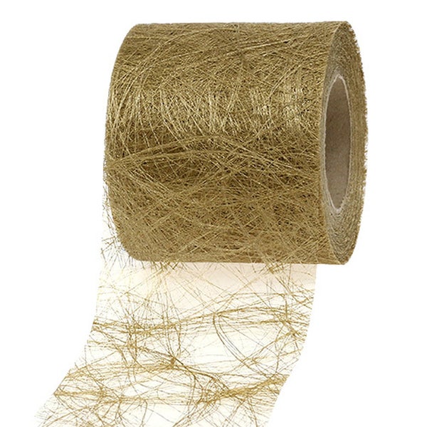 Dekobandrolle aus Naturfasern