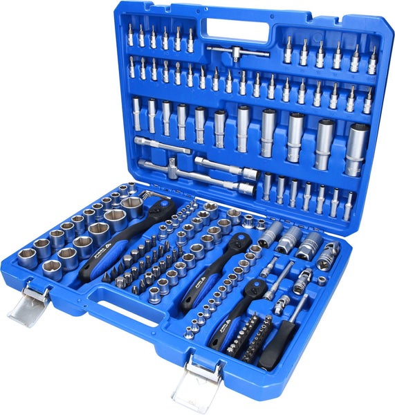 BRILLIANT TOOLS Steckschlüssel-Satz 172tlg. 1/4 3/8 1/2 - BT023172