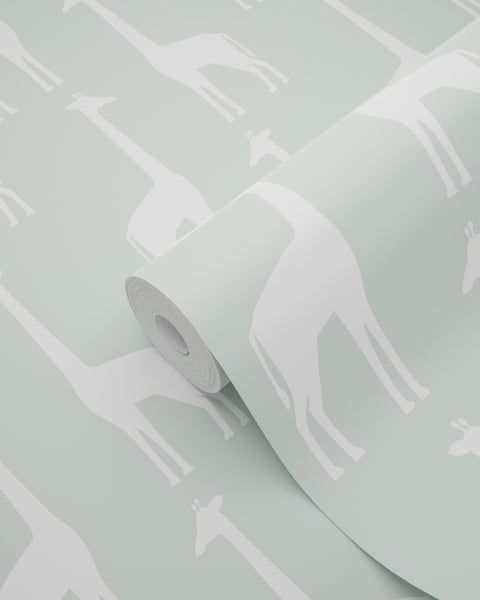 Tapetenrolle mit Giraffenmuster