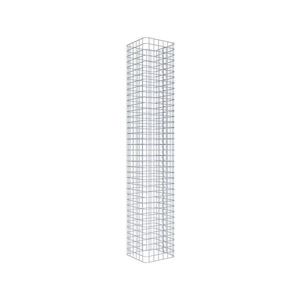 Gabionensäule 32 x 32 cm MW 5 x 5 cm eckig - Höhe: 1,90 m