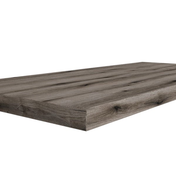 Regal 100cm für Aufsatzwaschbecken in Holzoptik Eiche dunkel