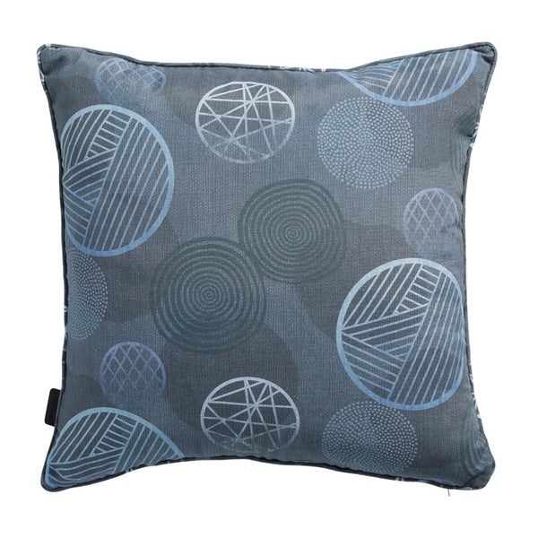 Dekokissen Kreis blau - Ca. 50x50 cm - 4er-Set