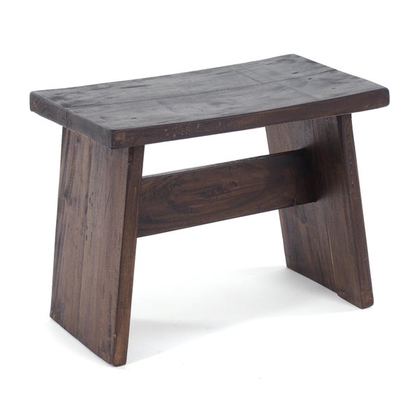 Hocker SCHEMEL 40 Mahagoni Massivholz 03 dunkelbraun