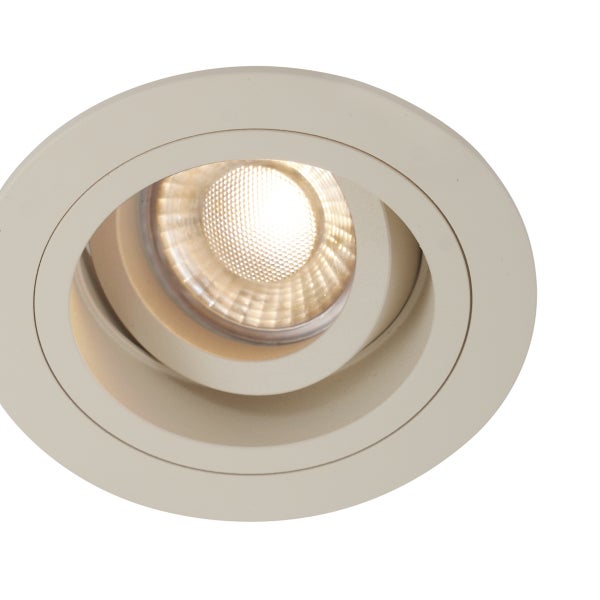 Moderner Einbaustrahler Beige GU10 50mm schwenk- und drehbar - Chuck