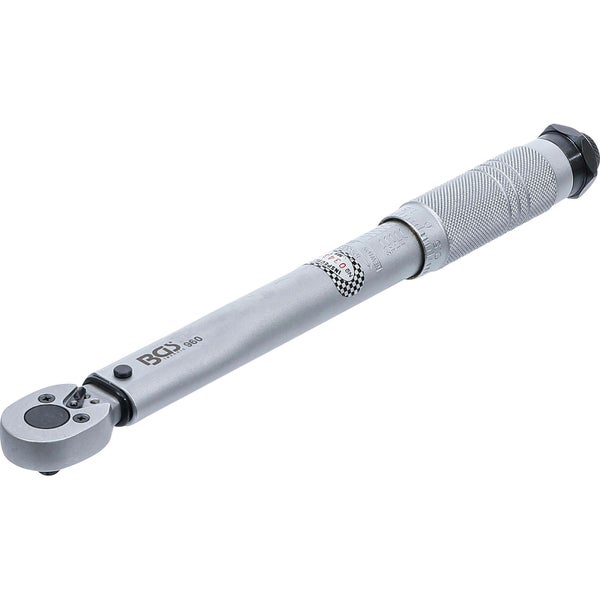 BGS Drehmomentschlüssel Abtrieb Außenvierkant 6,3 mm (1/4) 5 - 25 Nm - 960