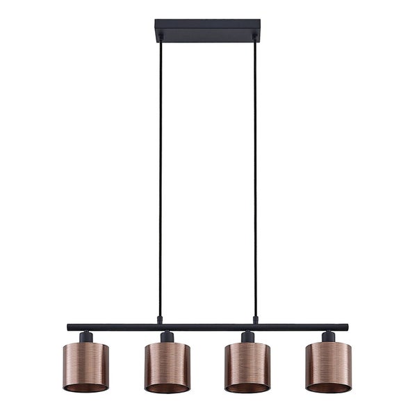 Lindby Pendelleuchte Joudy (Modern) in Bronze aus Metall (4 flammig, E14) - Deckenlampe Esstischlampe Hängelampe Hängeleuchte Wohnzimmerleuchte