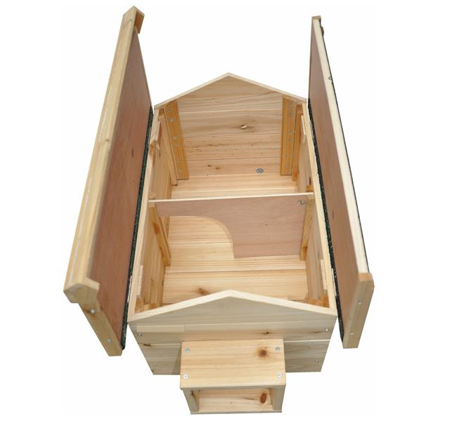 Igelhaus Kleintierhaus natur 50 x 36 x 31 cm