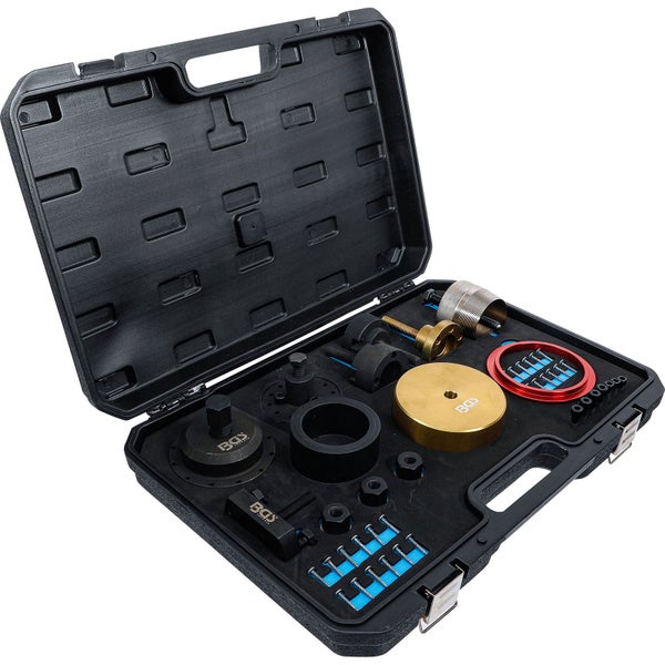 BGS Automotive Wellendichtring-Montage Werkzeugsatz in geöffnetem Werkzeugkoffer