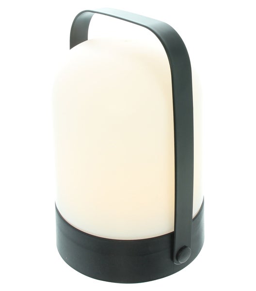 FRANK FLECHTWAREN | LED-Lampe Outdoor, KUNSTSTOFF, Ø 14 x 22 cm, ohne Batterien, für den Außenbereich geeignet