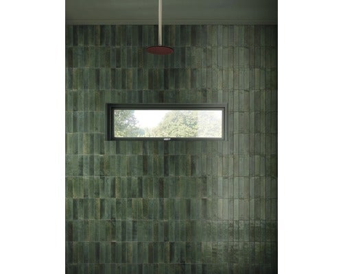 Wandfliese Marazzi Lume Green 6 x 24 cm