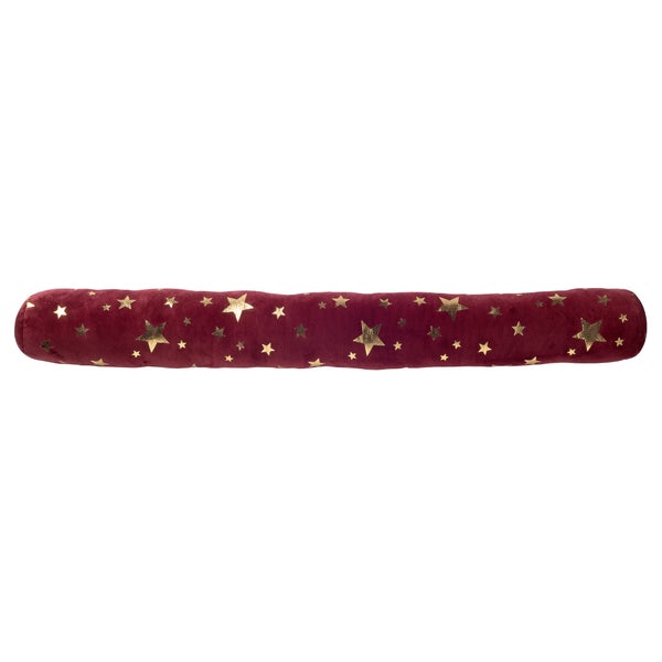 STARS - Zugluftstopper 90x10 cm - Zugluftstopper mit Sternen - Biking Red - rot
