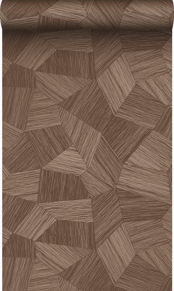 Origin Wallcoverings Tapete 3D-Muster Rostbraun - 53 cm x 10.05 m - 347824