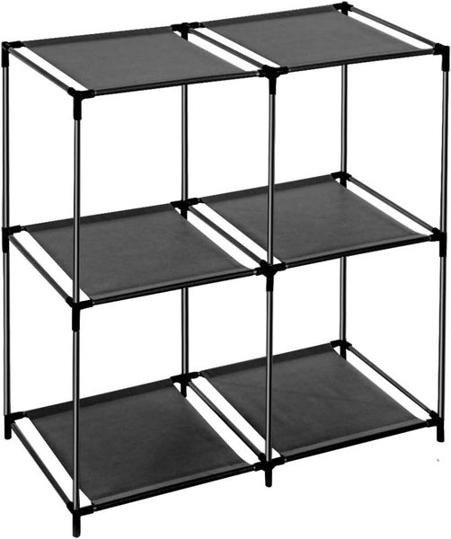 ADOB Steckregal Regal Regalsystem Raumteiler Schrank für Körbe Aufbewahrungsboxen mit 4 Fächern
