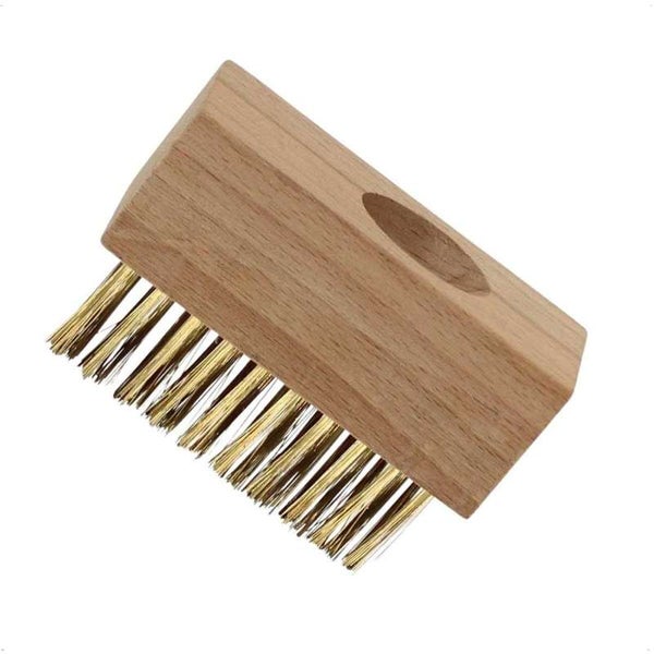 Drahtbürste mit Holzgriff
