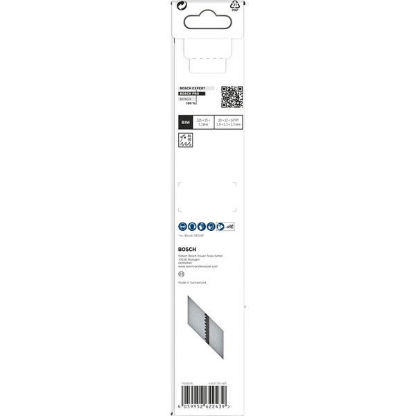 Bosch PRO Thick Metal precise S1137HBF Blatt 1,1 x 25 x 225 mm 5-tlg. - 2608658998