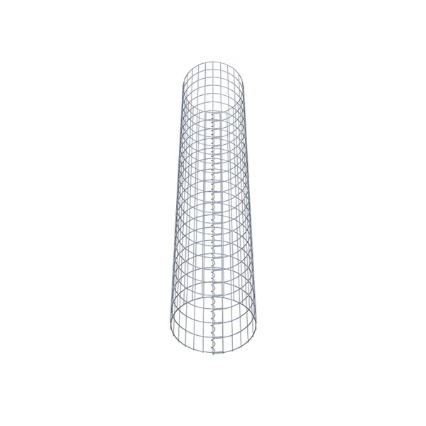 Gabionensäule Durchmesser 42 cm, MW 5 x 10 cm rund - Höhe: 2,20 m