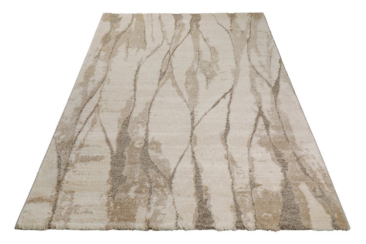 Kurzflor Teppich Creme Beige Fynn WECONhome 120x170 cm