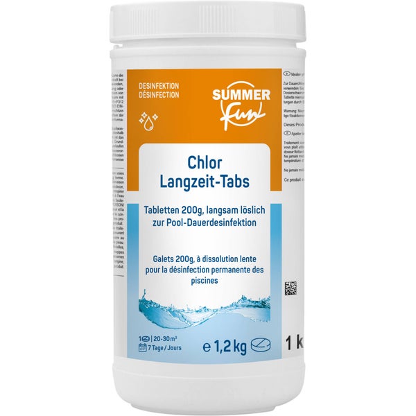 Summer Fun Chlor Langzeit-Tabs 200 g - 1,2 kg