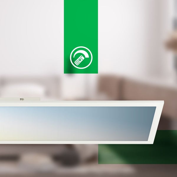LED Panel LED Deckenleuchte Deckenlampe EEK A Dimmbar Fernbedienung CCT