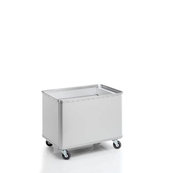 Aluminium Transportwagen mit Rollen für den Materialtransport