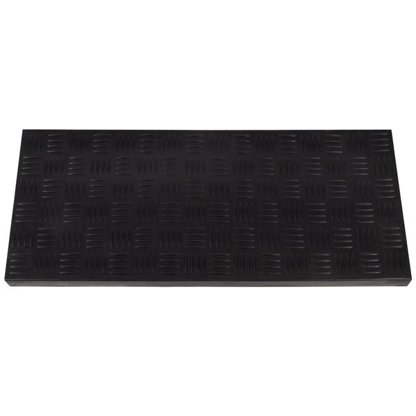 FLOORDIREKT Gummi Stufenmatte Madras für den Außenbereich mit Klebestreifen 25 x 75 cm 5er-Set