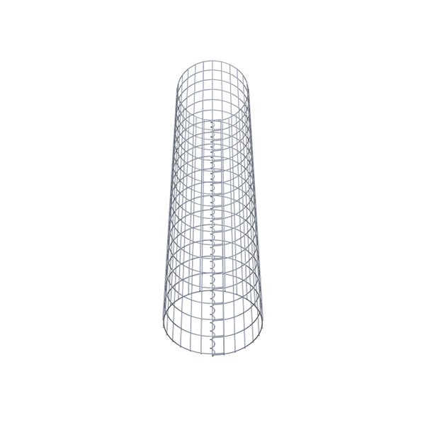 Gabionensäule Durchmesser 42 cm, MW 5 x 10 cm rund - Höhe: 1,80 m