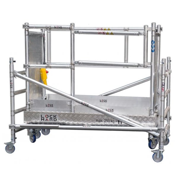 Rollgerüst aus Aluminium mit einer maximalen Belastung von 250 kg