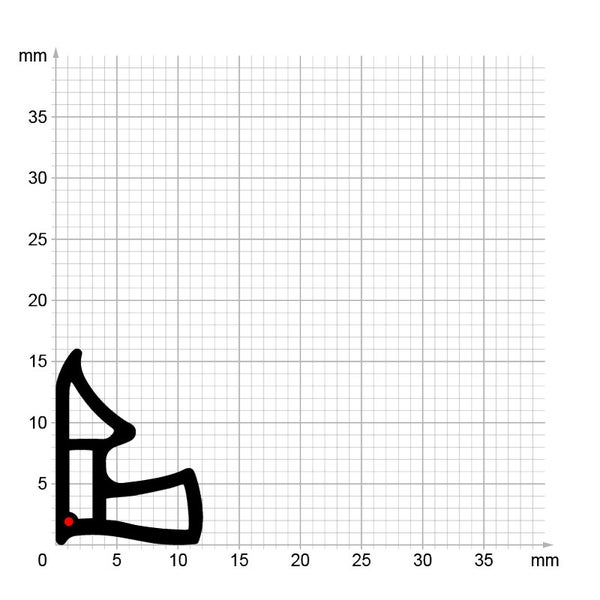 DIWARO. | Stahlzargendichtung SZ041 | weiß | 5 Meter