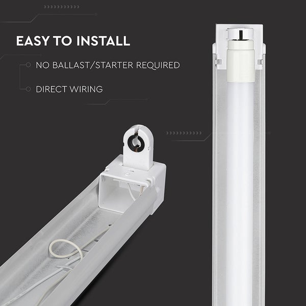 LED-Lichtleiste mit robustem Gehäuse aus Eisen und langlebigem Korpus.