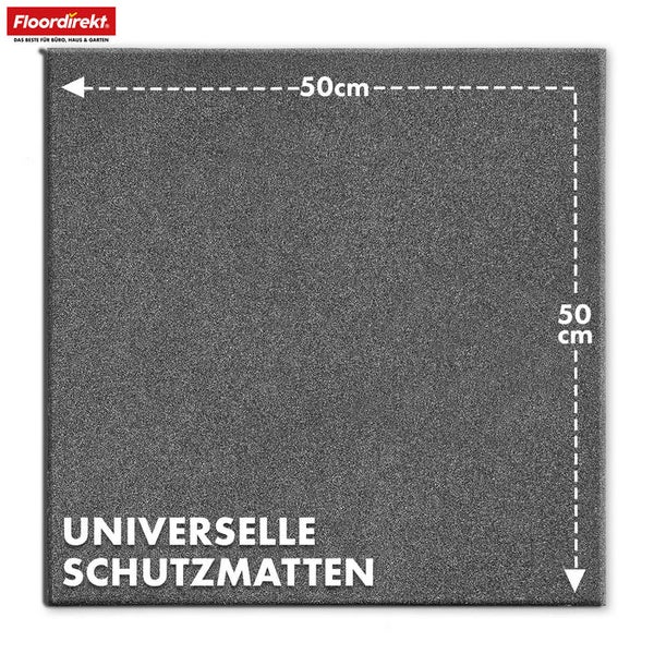 Quadratische Universal-Schutzmatte, 50 x 50 cm