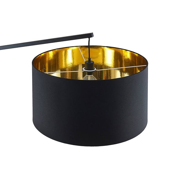 Deckenleuchte mit Lampenschirm, Innenseite golden