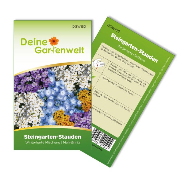 Blumenmischung Steingarten winterharte Stauden Samen von Deine Gartenwelt