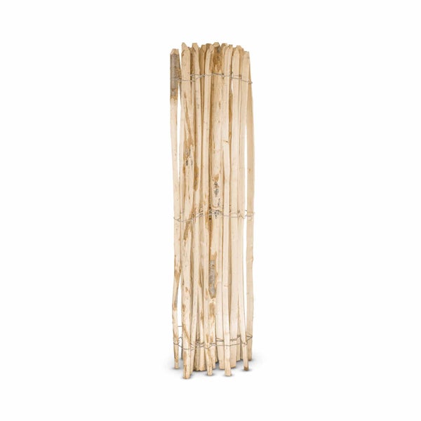 Englischer Staketenzaun Kastanie - Länge 5 Meter, Höhe 180 cm, Lattenabstand 6-8 cm