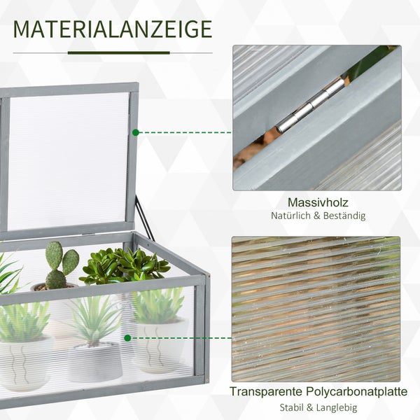 Detailansicht eines Holzrahmens