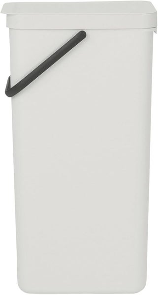 Brabantia Abfallsammler Mit Stay Open Deckel 40 Liter HxBxT 62 x 26,8 x 34,5 cm Kunststoff Hellgrau